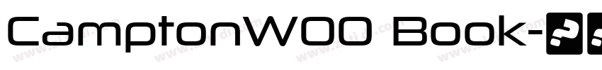 CamptonW00 Book字体转换 CamptonW00 Book字体转换